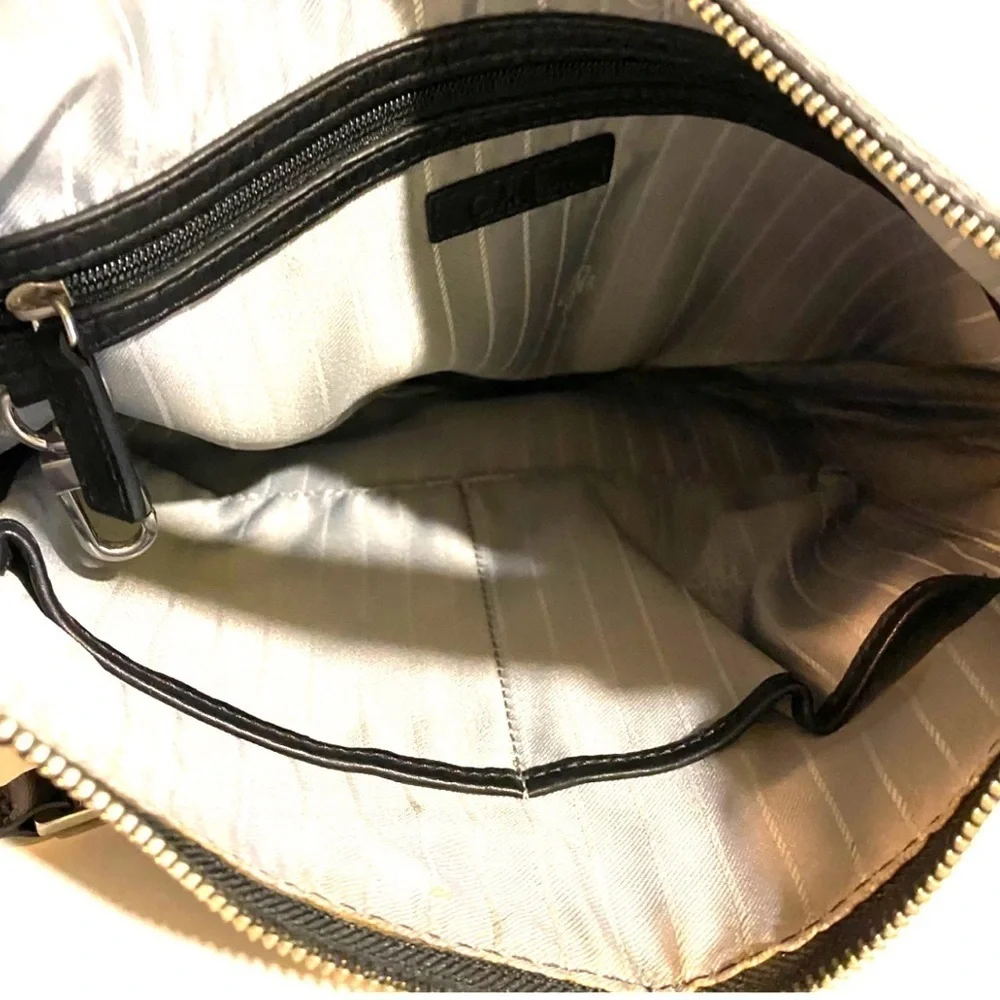 Cole haaan Black Leather hobo Bag